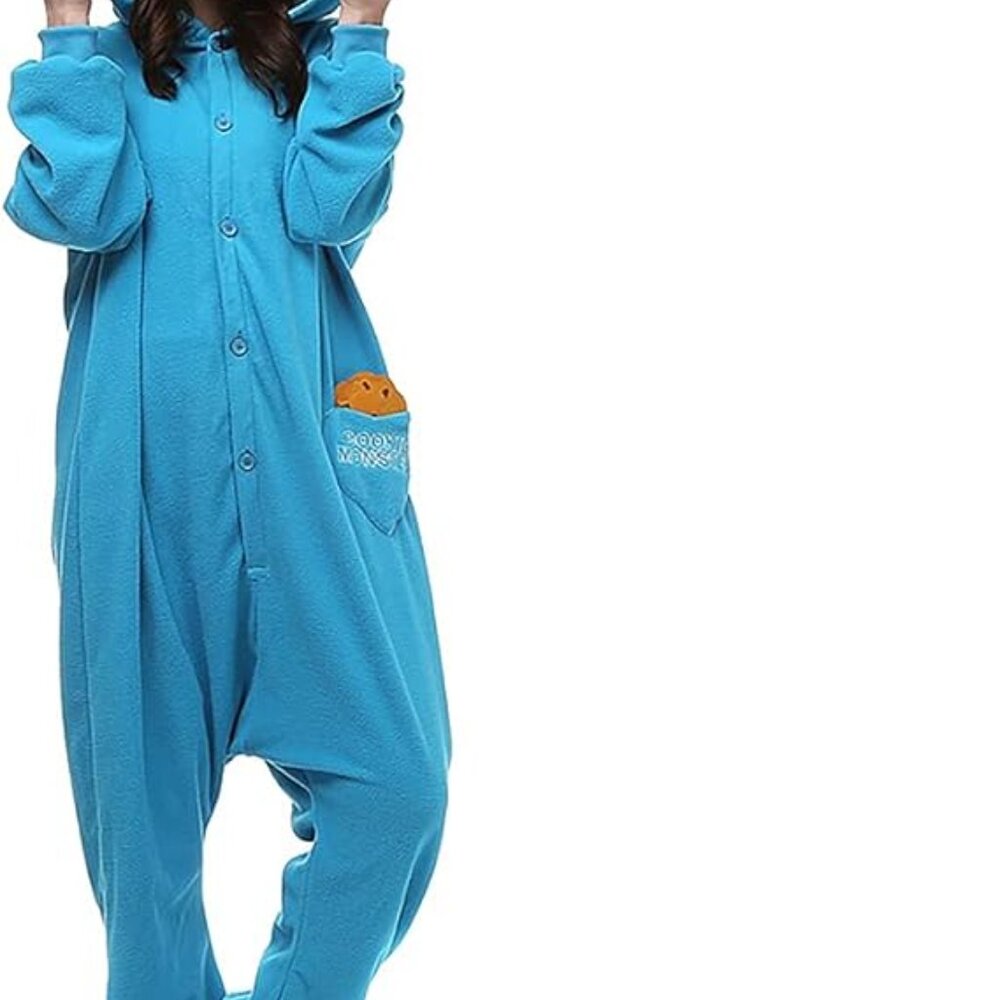 Halloween Adult Pajamas Sleepwear Animal Cosplay Costume Adult Onesie - Picture 6 of 8